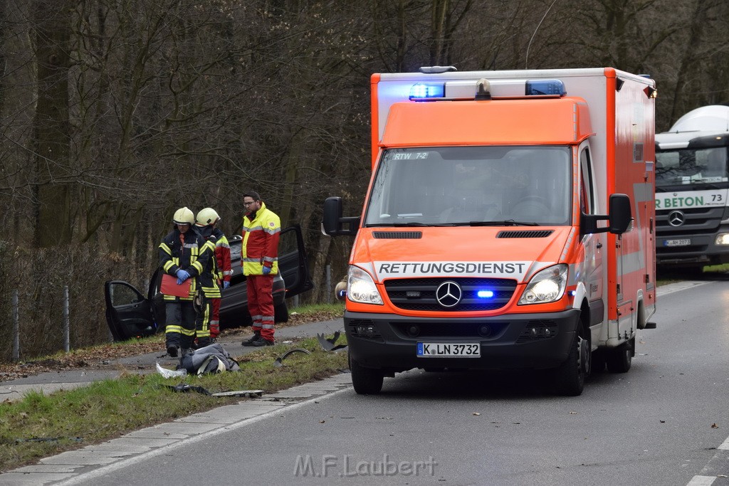 Schwerer VU Krad Pkw Koeln Porz Eil Grengeler Mauspfad P060.JPG - Miklos Laubert